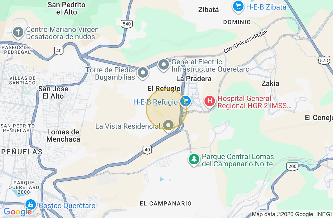 Zona aproximada de Casa en venta en El Refugio